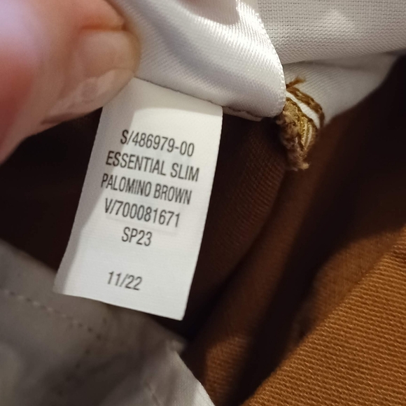 🍒 Gap Essential Khaki Slim Trouser Pants - Picture 8 of 8